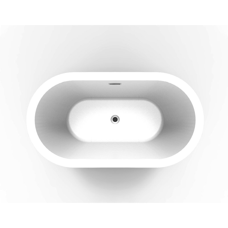 Pelham 64.75'' x 31'' Soaking Acrylic Bathtub