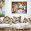 Coussin en polyester Schafer Landscape Summer