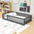 Wooden Bed With Slats And Safety Guardrails-1161912550-1161912544