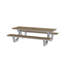 Table de pique-nique rectangulaire 10 personnes Vienna-87207732-87245022