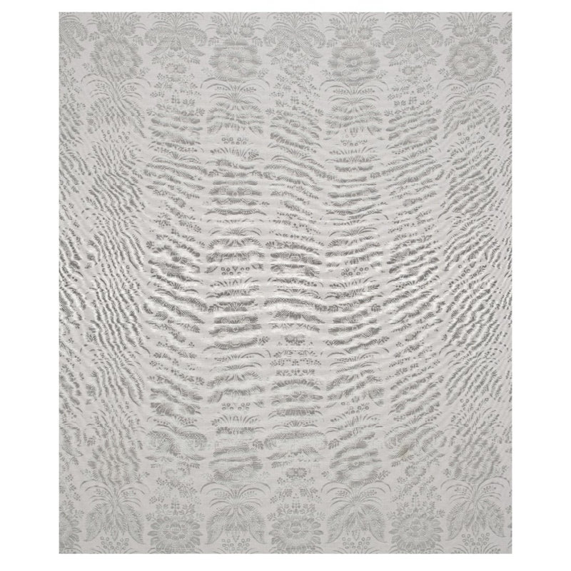 Tissu damassé Greta, gris