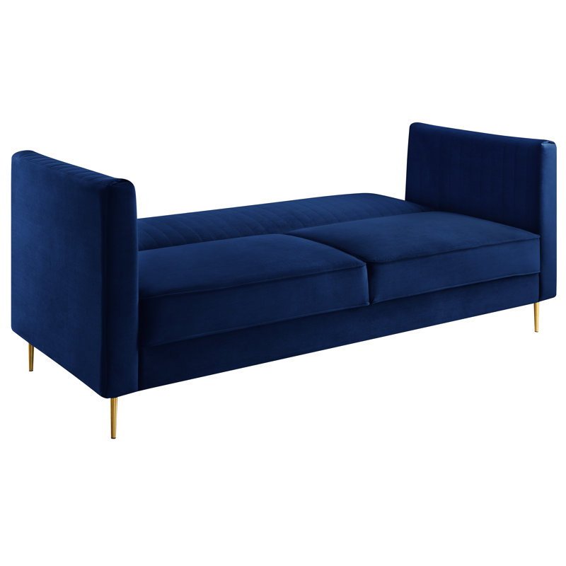 Augie 3 Seater Sofa Bed, Blue