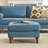 Geo 30" Wide Upholstered Ottoman-591741764-591741763