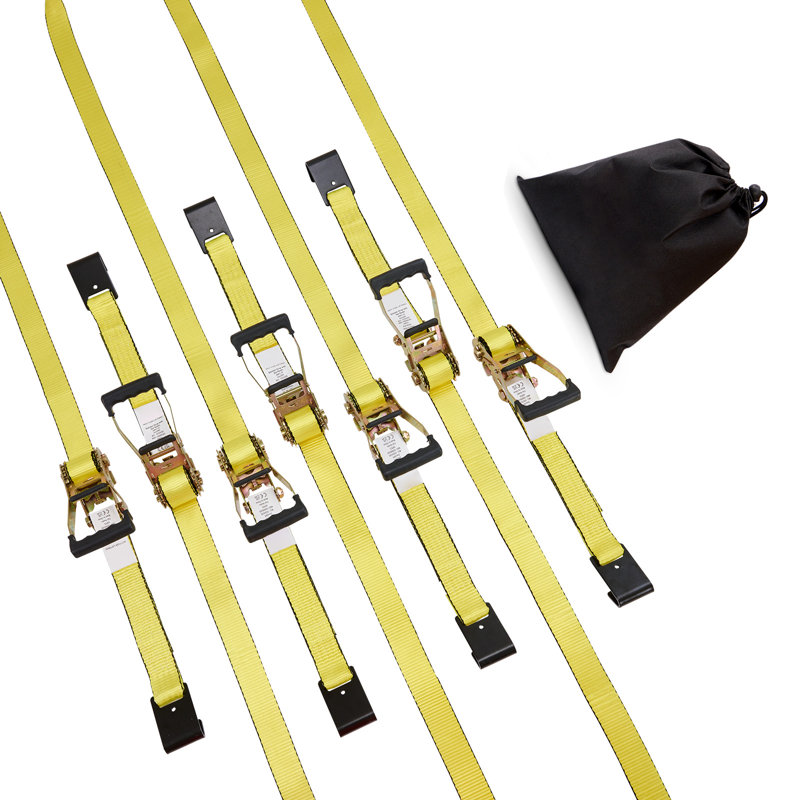 Ratchet Tie Down Straps (10PK), 10000 lb Break Strength, Endless Ratchet