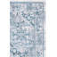 Tapis oriental oriental en polyester touffeté à la main bleu turquoise-1229908534