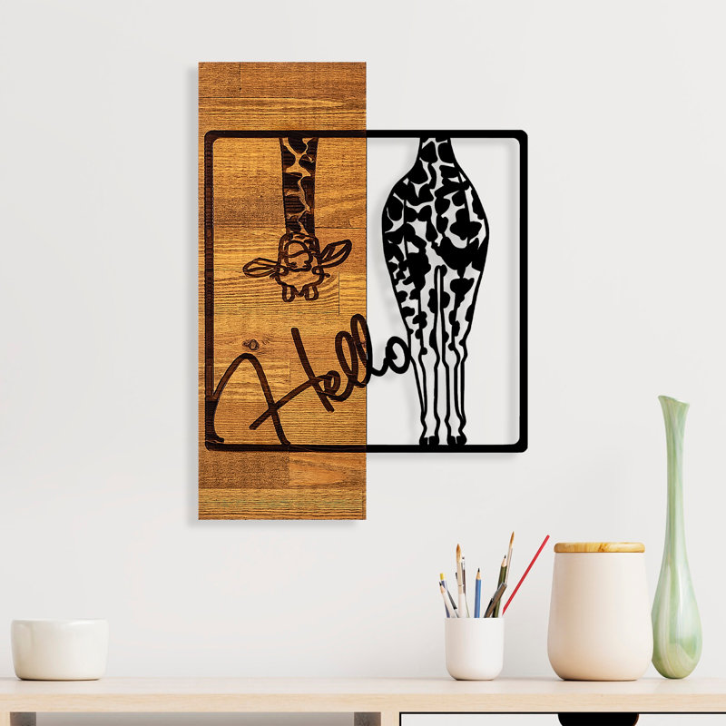 Décoration murale en bois