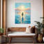 Jésus marchant sur l'eau, art mural sur toile, récits de la Bible chrétienne, images d'art moderne, affiche pour salon