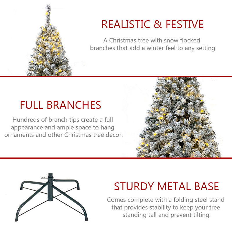 Arbre de Noël artificiel, 6'