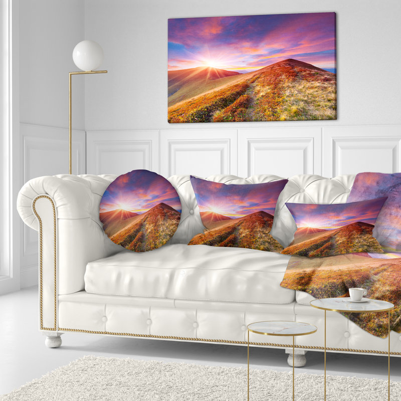 Coussin lombaire de l’herbe et des nuages