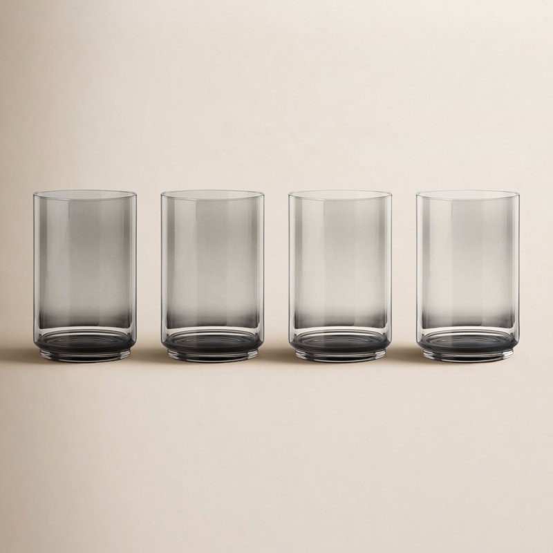 Tuscany Stackable Coolers, Set of 4, Amber, Gray
