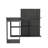 Fairfield 4-Shelf L-Shaped Computer Desk