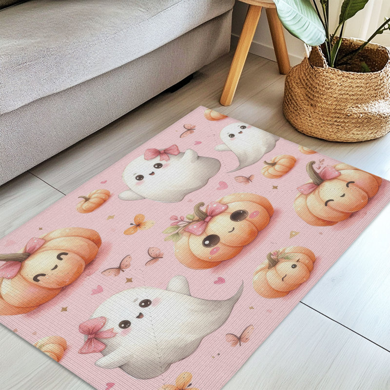 Tapis tressé Boo & Gourd, Rectangulaire 3 pi x 5 pi