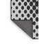 Tapis blanc/noir zone à motif-218858758