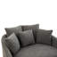 Fauteuil d'appoint en chenille surdimensionné-701439378