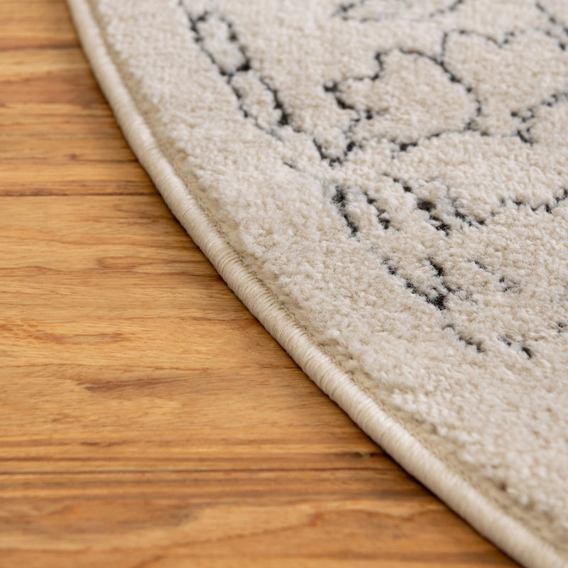 Alresford Oriental Indoor Rug, Round 5'1"