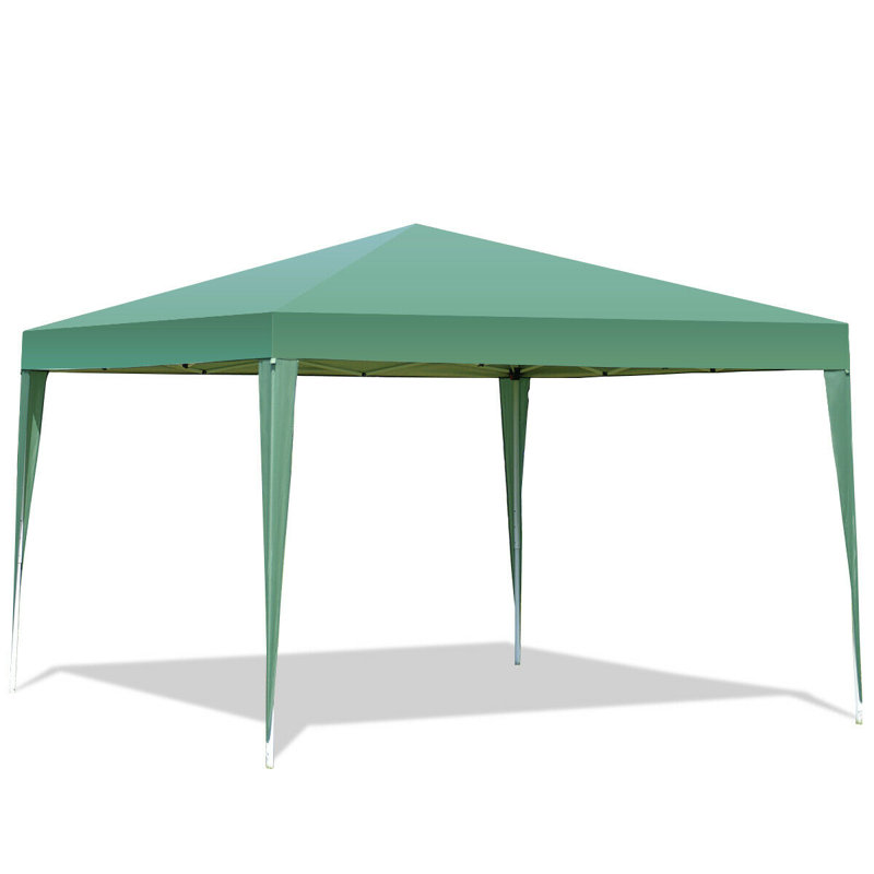 Rencher 3m x 3m Metal Pop-Up Gazebo, Green