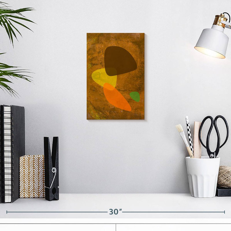 Avery Grunge Shapes I, 12" H x 8" W