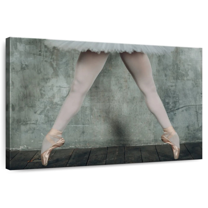 Pieds toniques d'une ballerine