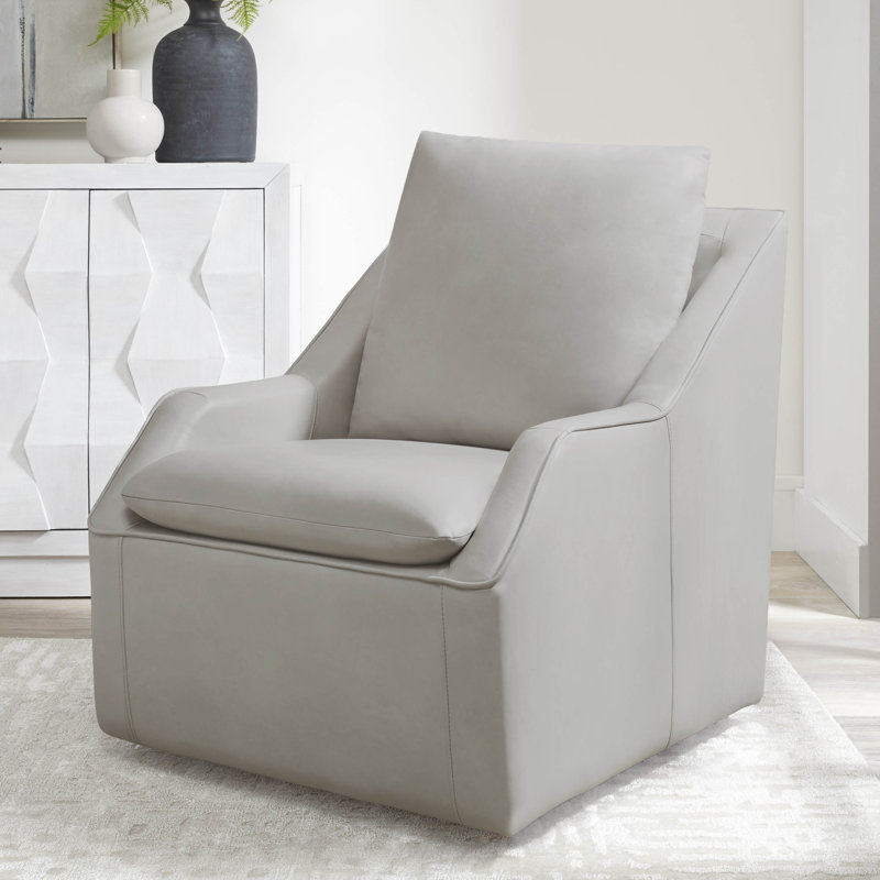 Armand Swivel Accent Chair, Steamboat Ice
