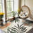 Leaf Neutral Low-Pile Chenille Indoor/Outdoor Area Rug-802580474