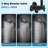 10" Filtered Shower Head,High Plessure 10-Spray Handheld,20 Stage Shower Filter,Extension Arm, 71" Hose-119691170