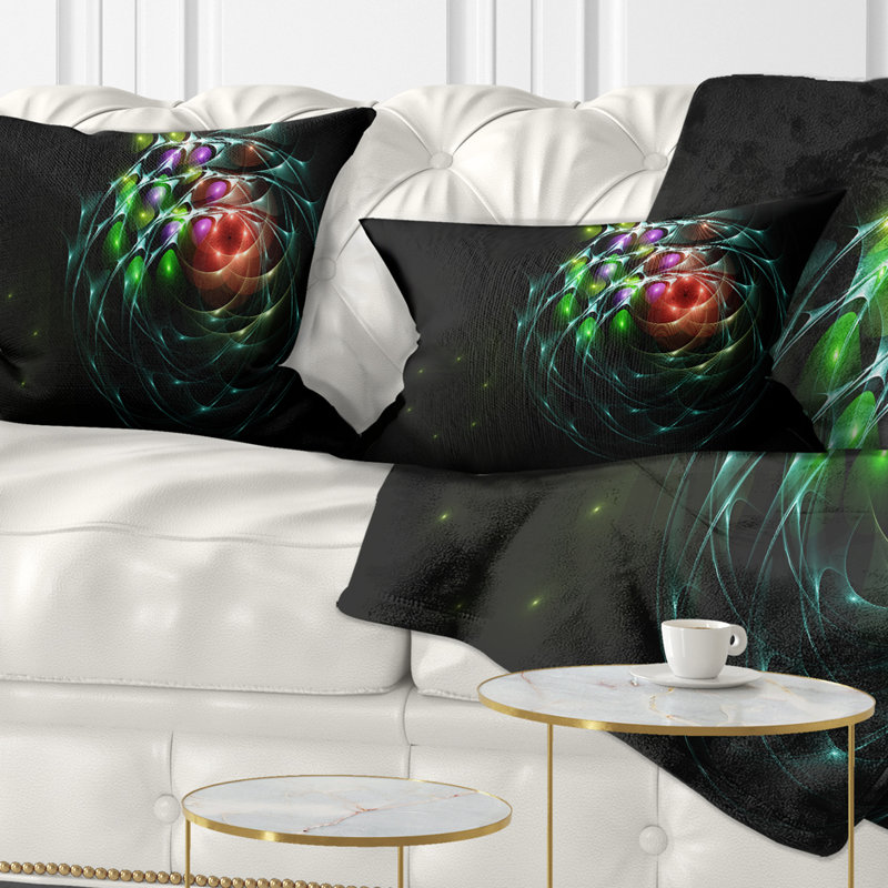 Coussin lombaire abstrait et abstrait 3D