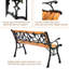 Pearcy Metal/Solid Wood Outdoor Bench