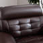 Fauteuil inclinable surdimensionné en similicuir de 48,43 po avec massage 8 points, chaleur lombaire, ports USB et Type-C-1790722345