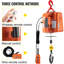 Treuil de levage électrique 3-en-1, treuil électrique portatif 1100 lb, 1500 W 110 V