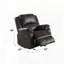 Fauteuil inclinable en cuir synthétique