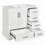 Meuble-lavabo traditionnel 36 "avec lavabo en céramique-1044023375