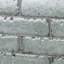 Lavaart Caspian Gray 3X12" Brick Look Crackled Glossy Lava Stone Subway Tile