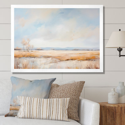Impression sur toile «Pairies Minimalisme Country Charm Delight II»