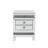 Lotus 2-Drawer Rectangular Nightstand in Mirrored