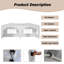 235.12'' W x 118.12'' D Steel Canopy-98706143