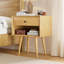 Table de chevet avec tiroir Mid-Century-1725763274