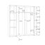 Koran 4 Door Manufactured Wood Wardrobe-1239685367