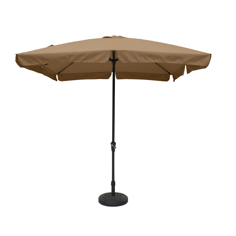 Parasol de marché 92,13 po Jamshida, Brun clair