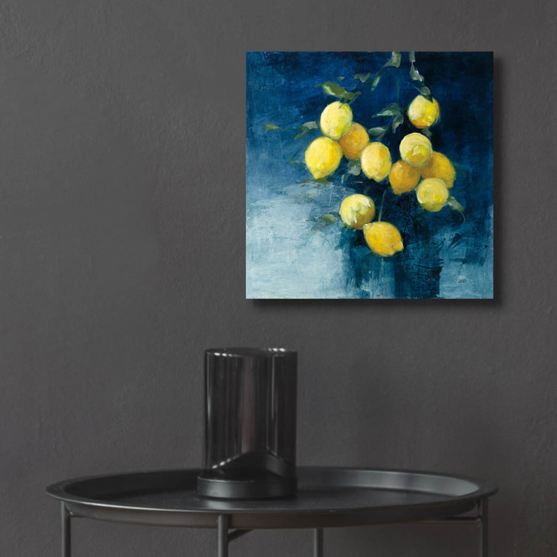 «Lemon Grove» par Julia Purinton, art mural en verre 2 po, H 12 po x l 12 po x P 0,13 po
