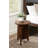 Kanna Wavy Round Mango Wood Side Table-1888188797