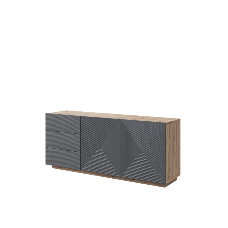 Aaizah 167cm Sideboard, Artisan/Rivier Stone