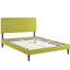 Lit plateforme en tissu Camille avec pieds fuselés carrés Modway-612714270-612714269