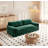 3-in-1 Convertible Queen Pull Out Sofa Bed, 66" Velvet Sleeper Sofa with Side Storage for Home Apartment Office-1333467505