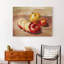 Pomme nature morte - reproduction sur toile tendue-795804550