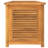 Water Resistant Teak Solid Wood Storage Bench in Brown-133970617