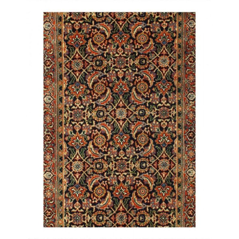 Woodney Oriental Area Rug in Blue