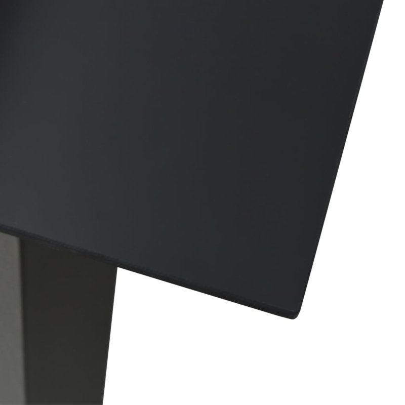 Glass Dining Table, Black
