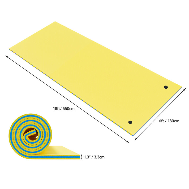 Balcon gonflable Balconera Lake Floats, 18 pi l, Jaune