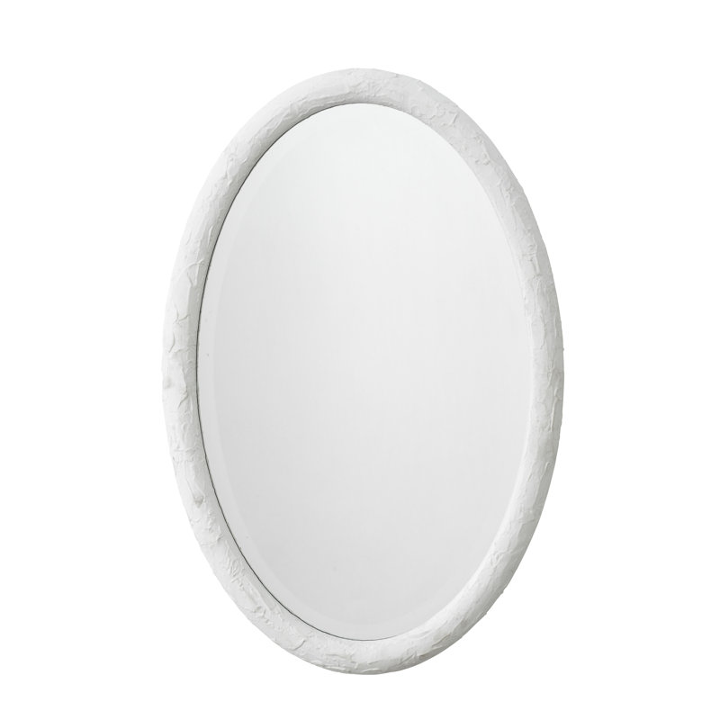 Wood Wall Mirror, Black