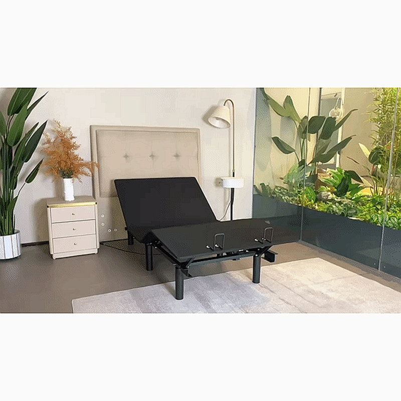 Adjustable Bed Base Frame - Twin XL - Head And Foot Incline - Zero Gravity - Under Bed Lighting - Wireless Remote Control - Typea - Typec